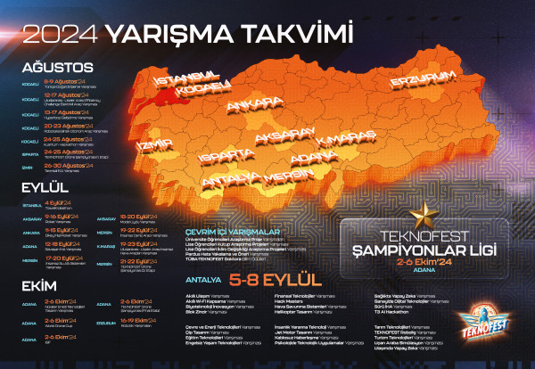 TEKNOFEST 2024 Yarışma Takvimi Belli Oldu!